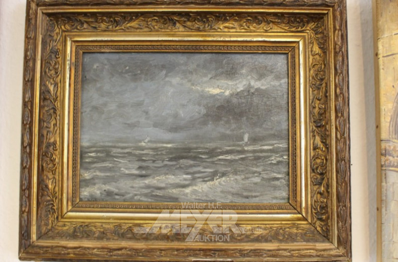 kl. Gemälde, ''Seestück''