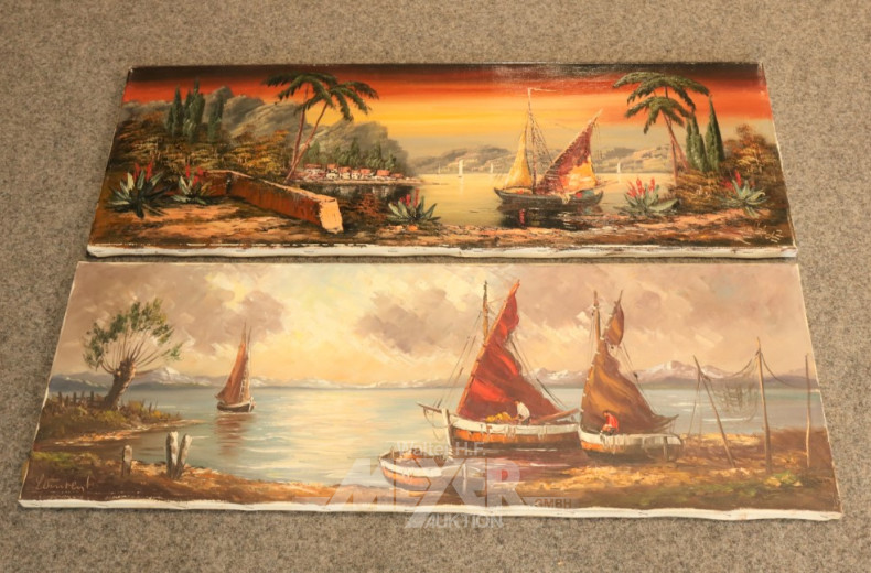 Konvolut von ca. 16 Bildern und Gemälde: