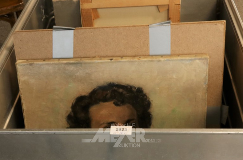 Konvolut von ca. 16 Bildern und Gemälde: