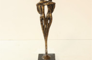 moderne Bronzskulptur ''Paar''