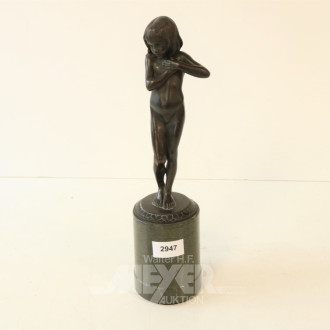 Bronzeskulptur ''Mädchenakt'',