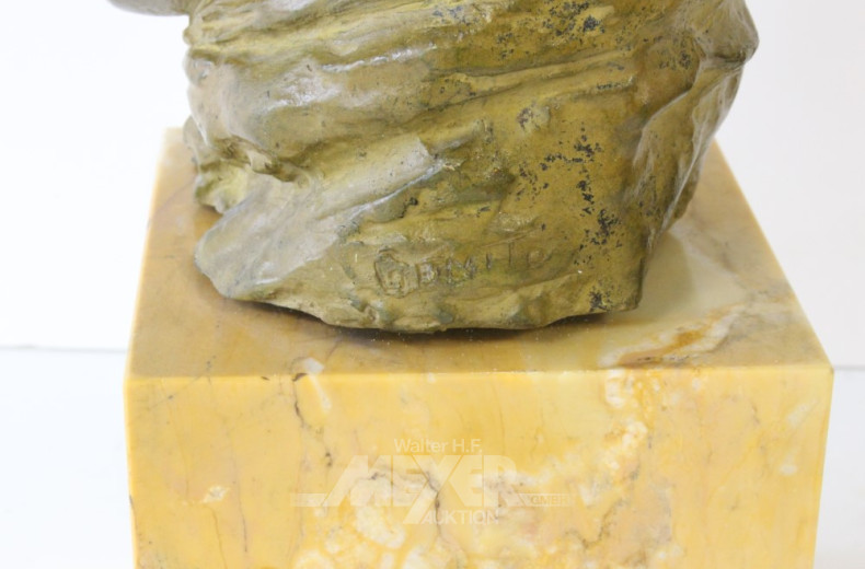 Bronzebüste, ''Knabenkopf''