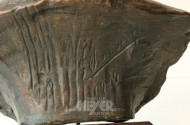 Bronzebüste, ''Mann mit Schautzbart''