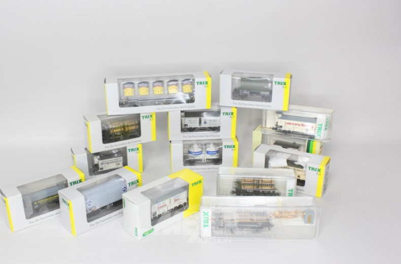 Posten TRIX: Waggons, Güterwagen,