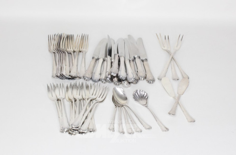 Posten versch. Besteckteile, Auflage,