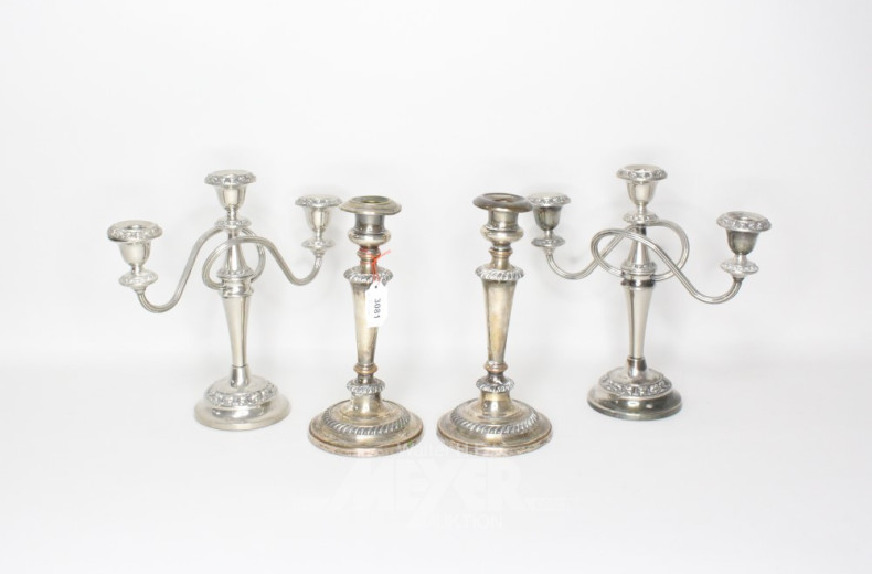 2 Paar Kerzenleuchter, Auflage
