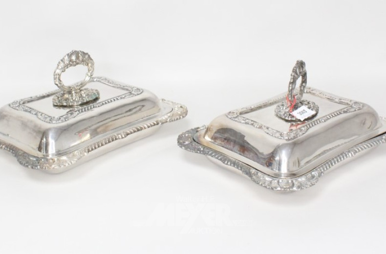 2 Gloschen, Plated, leicht,