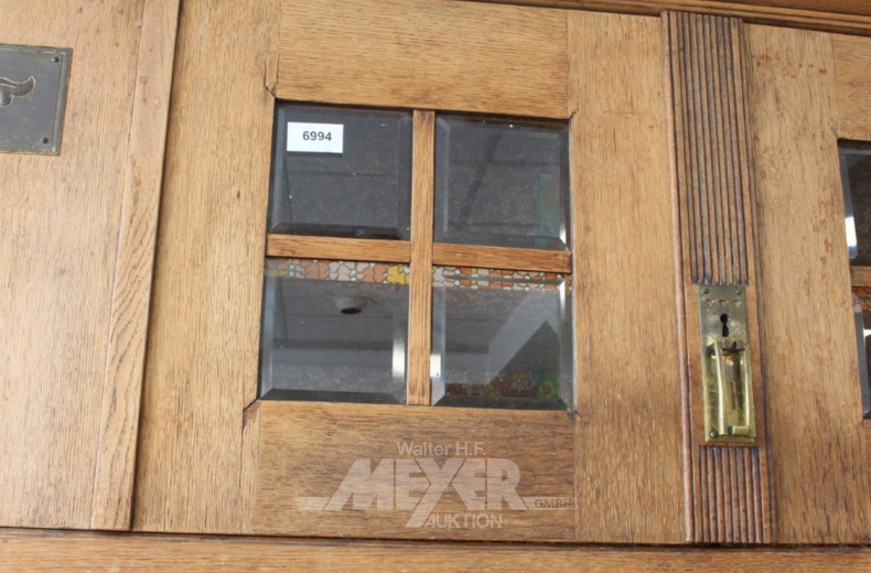 Aufsatz-Küchenbuffet, Eiche,