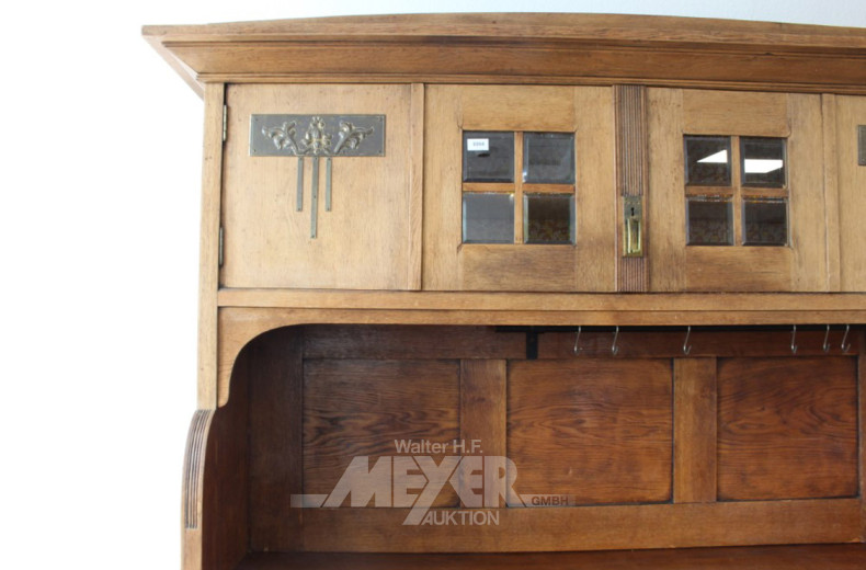 Aufsatz-Küchenbuffet, Eiche,