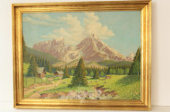 Gemälde ''Berglandschaft'',