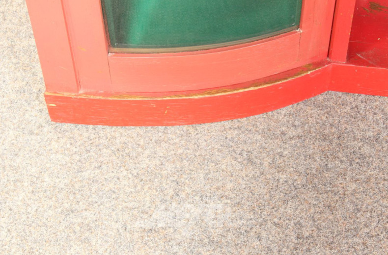 Hängevitrine, Eiche, 4-türig,