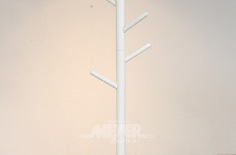Garderobenständer, weiß, Holz