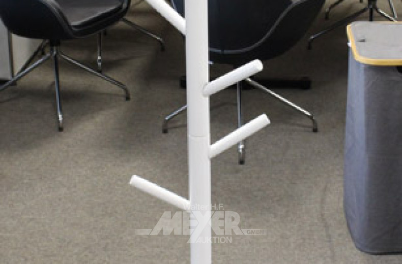 Garderobenständer, weiß, Holz