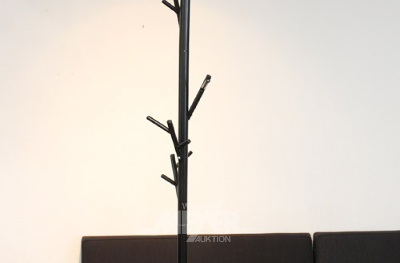 Garderobenständer, schwarz, Metall