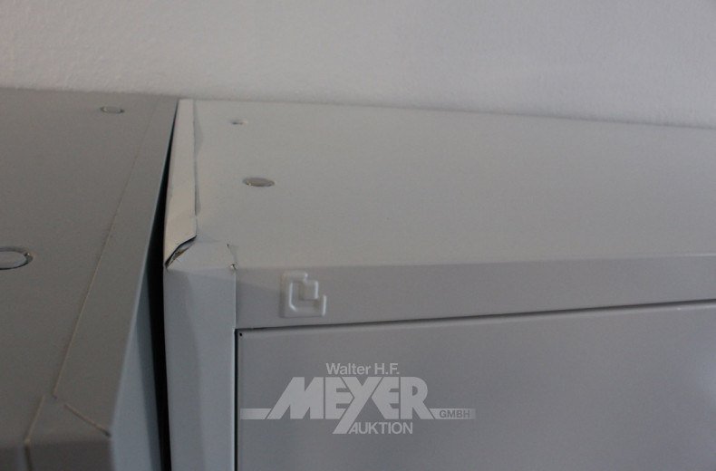 Metall-Magazinschrank, grau