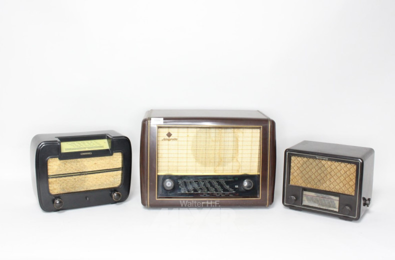 5 nostalgische Radios BAKELIT