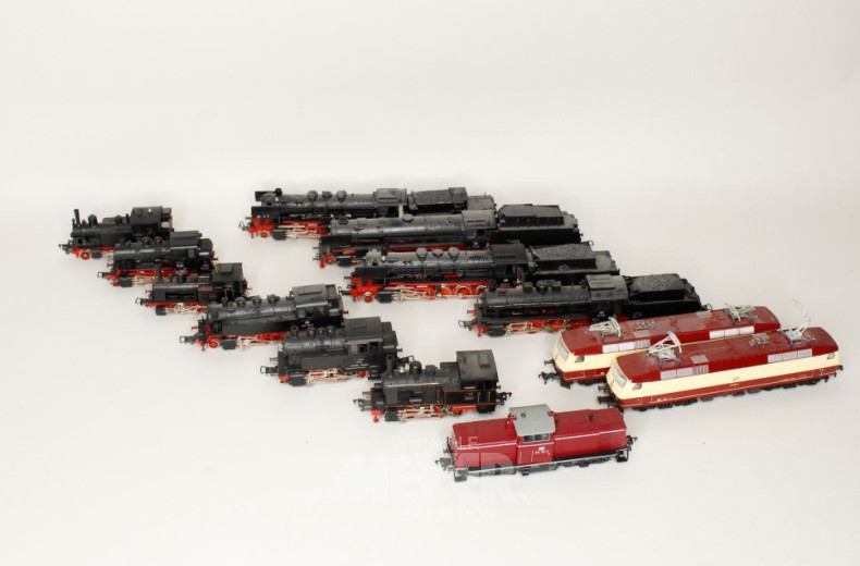 13 Lokomotiven FLEISCHMANN