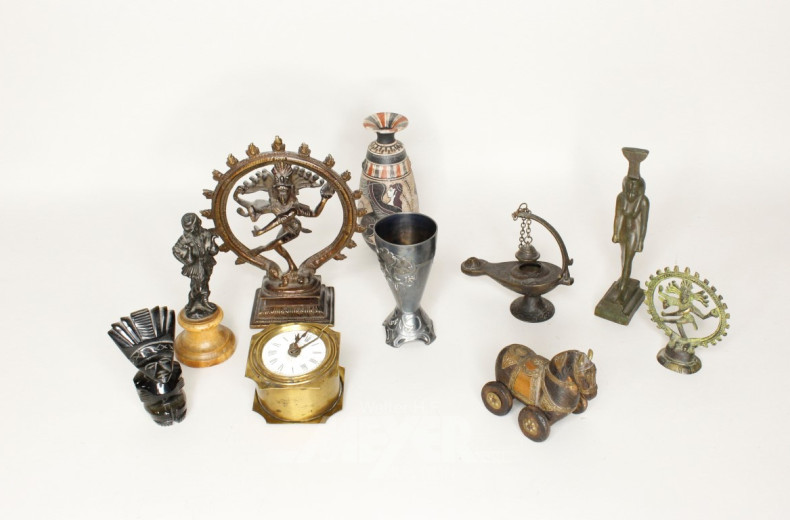 Posten versch. Metall - Holz