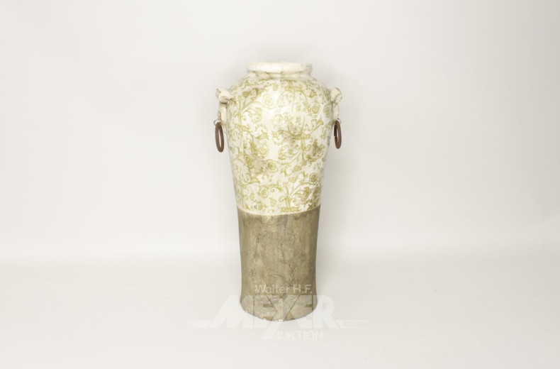 Bodenvase Keramik, Asiadekor,
