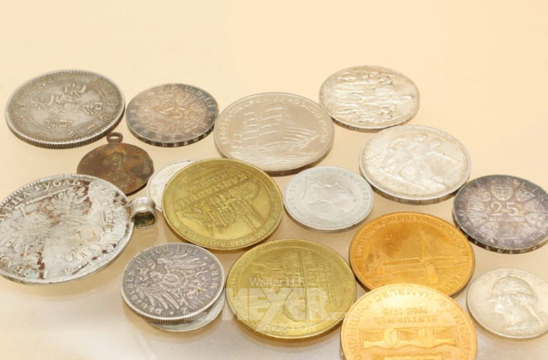 kl. Münzsammlung, bestehend aus: