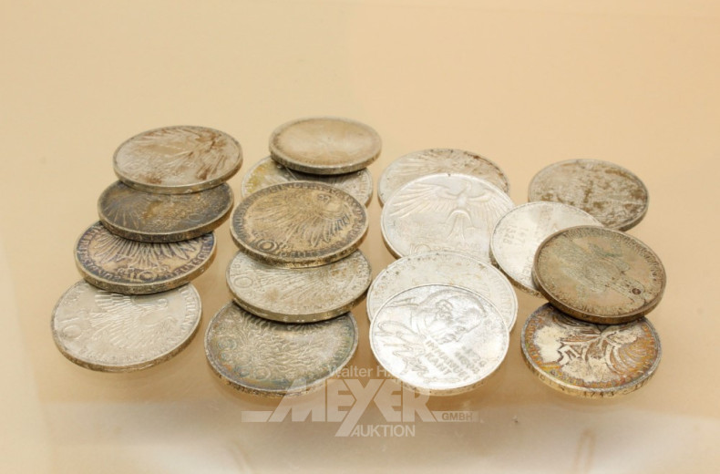 kl. Münzsammlung, bestehend aus:
