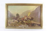 Gemälde ''Prozessionszug'', 19. Jh.