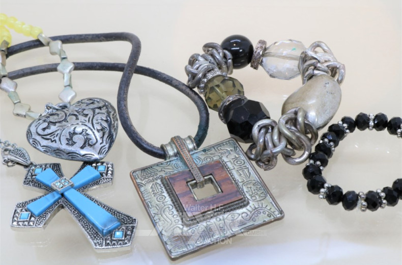 Konvolut Mode-u. Silberschmuck