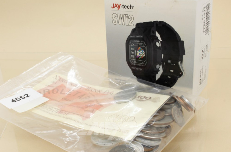 Posten Münzen und 1 Banknote