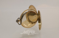 Taschenuhr, 585er GG, 3 Deckel