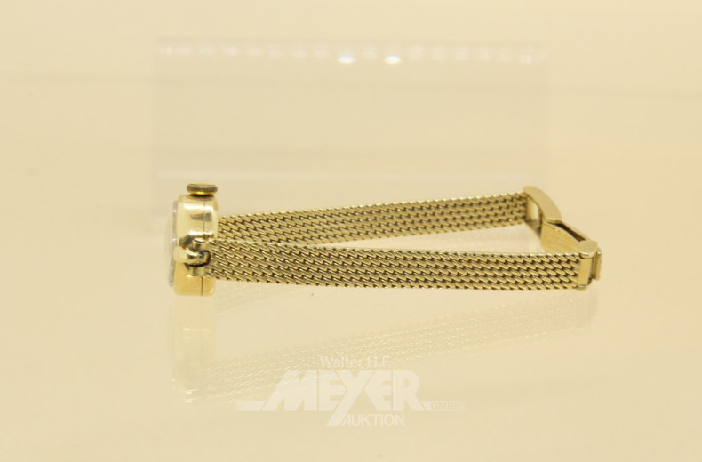 Damenarmbanduhr RENO, 585er GG,