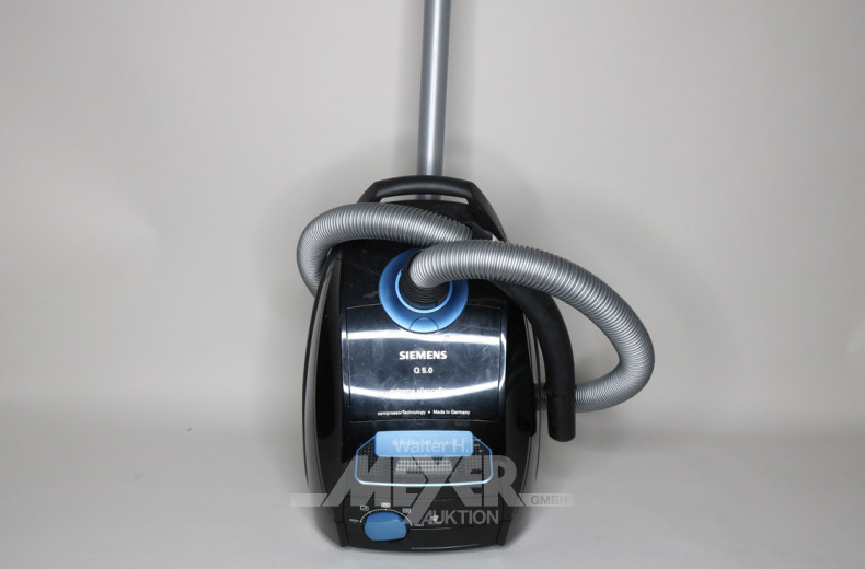 Staubsauger SIEMENS Q 5.0, schwarz/blau