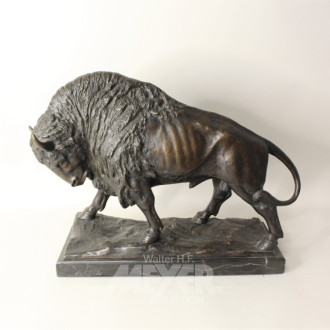 Bronze-Skulptur ''Bison'',