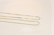 2 kl. Ketten, 585er GG, zus. ca. 10 g