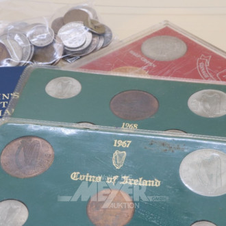 Posten Banknoten und Münzen