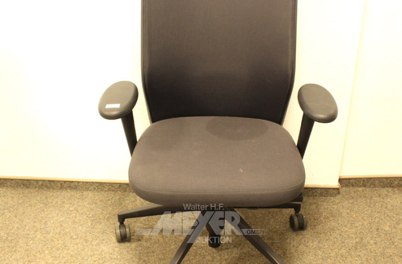 Armlehnen-Bürodrehstuhl VITRA