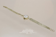 Damenarmbanduhr ANCRE, 585er GG,