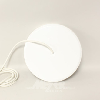 moderne LED Pendelleuchte, weiß, rund,