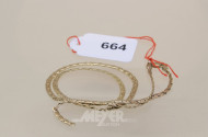 Kette, 333er GG, gerissen, ca. 4 g
