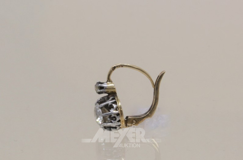 antiker Einzelohrstecker um 1900,