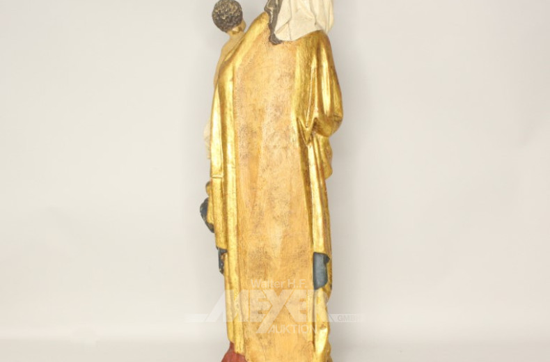 gr. Holzschitzfigur ''Madonna'',