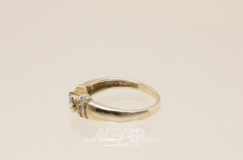 Damenring, 585er GG,