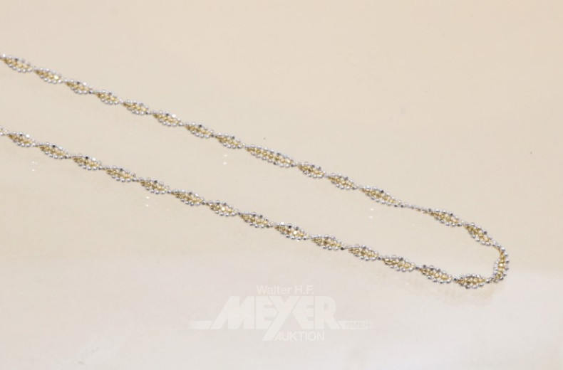 Halskette, 585er GG/GG, ca. 5 g