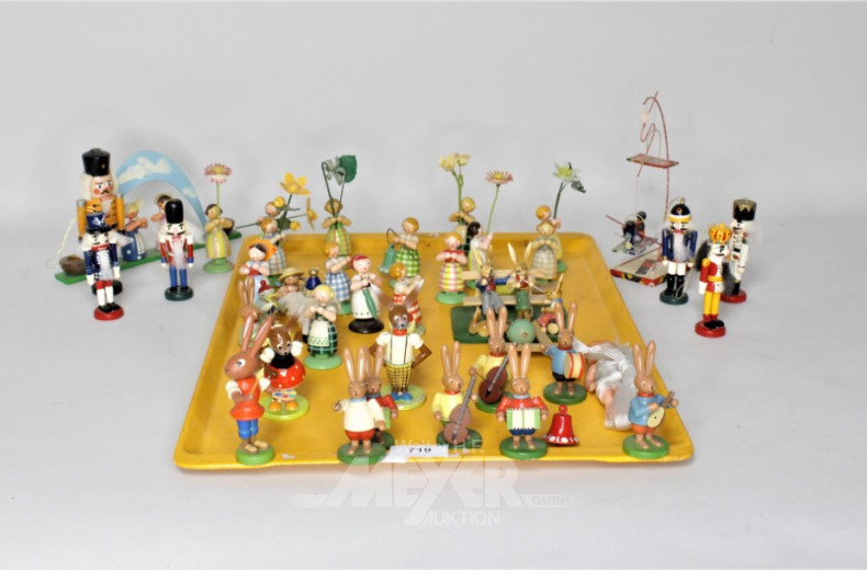 Posten Erzgebirgsfiguren: Hasenschule,