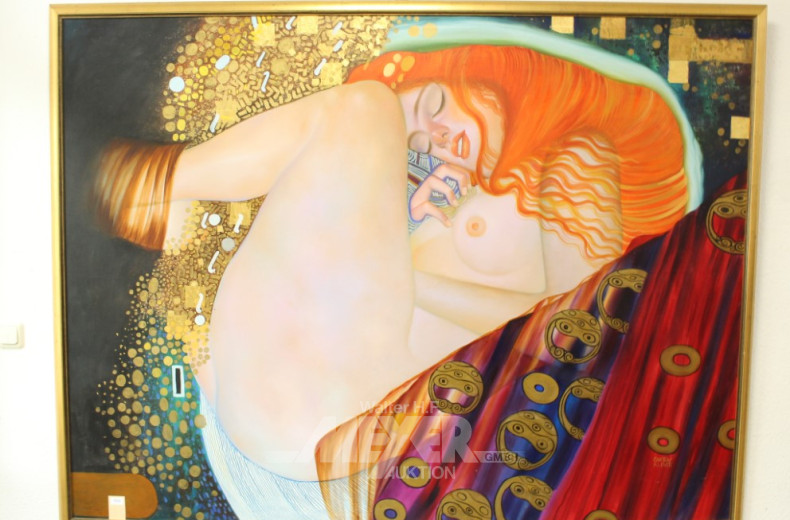 gr. Gemälde ''Danae''