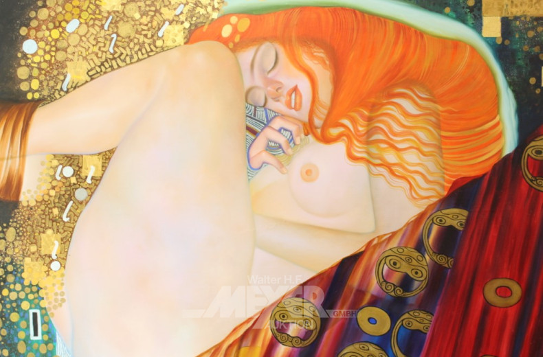 gr. Gemälde ''Danae''