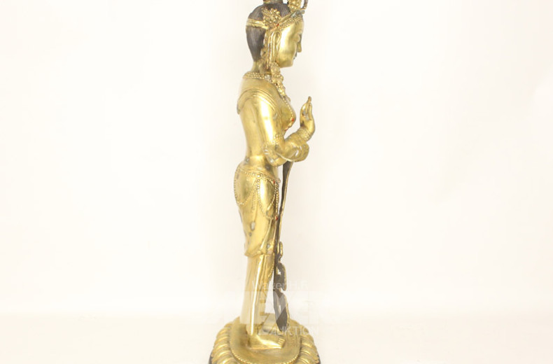 gr. chin. Bronzskulptur,