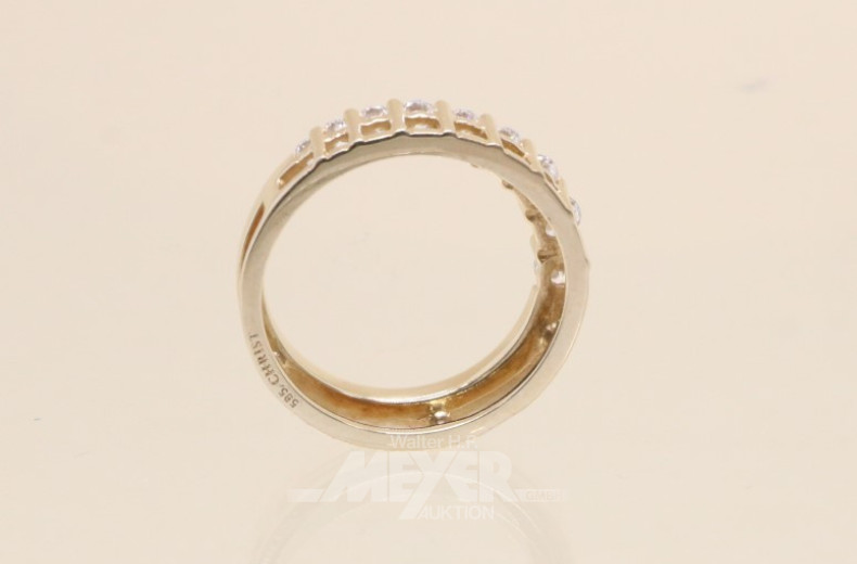 Damenring/-anhänger, 585er GG, CHRIST