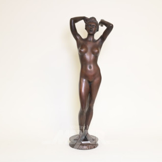 Skulptur, Bronze, ''Die Aufschauende''