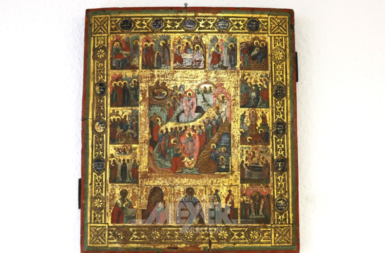 gr. Ikone ''Rat der Heiligen,