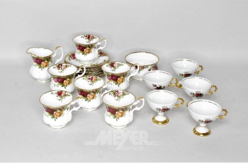 Posten versch. Mokka- und Kaffeetassen